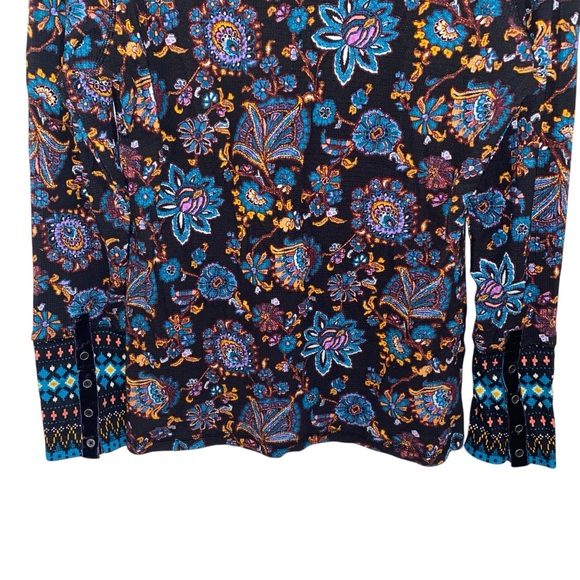 NWT New Sundance Perfect Pathways Floral Print Long Sleeve Top Size Large - Picture 8 of 12